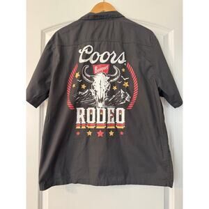 COORS  Banquet Rodeo Button Down Embroidered Shirt